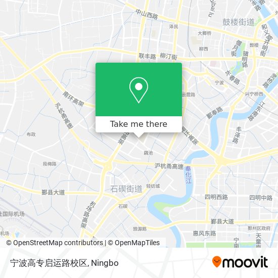 宁波高专启运路校区 map