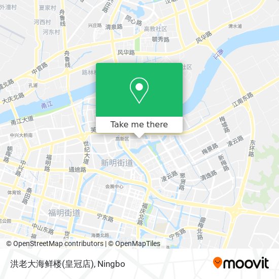 洪老大海鲜楼(皇冠店) map