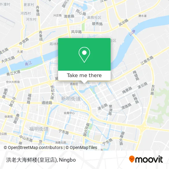 洪老大海鲜楼(皇冠店) map
