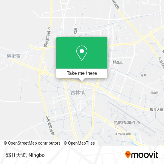 鄞县大道 map