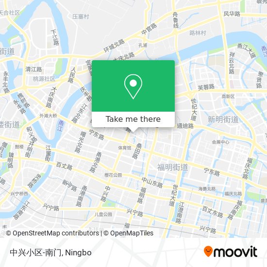 中兴小区-南门 map