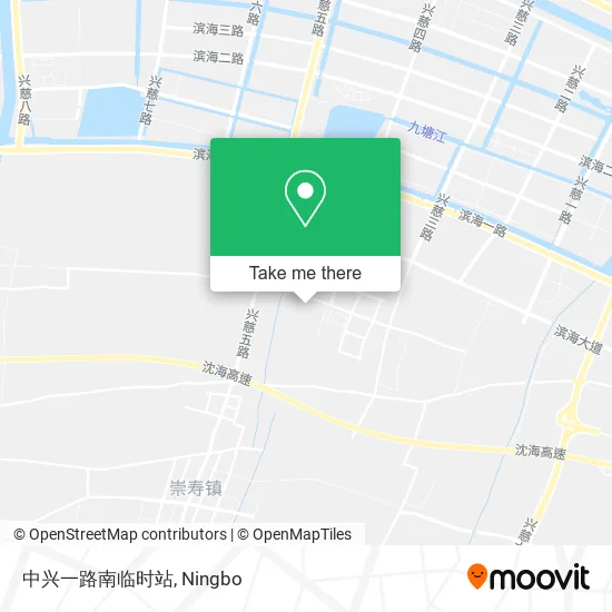 中兴一路南临时站 map