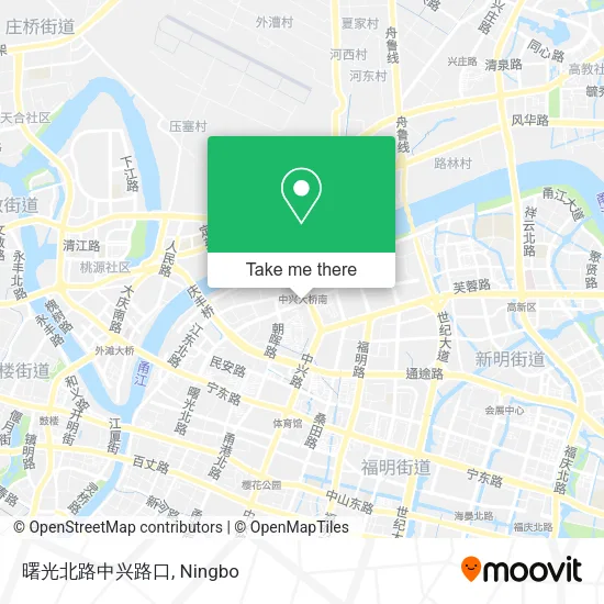 曙光北路中兴路口 map
