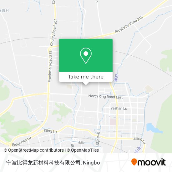 宁波比得龙新材料科技有限公司 map