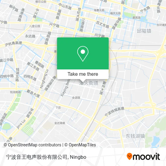 宁波音王电声股份有限公司 map