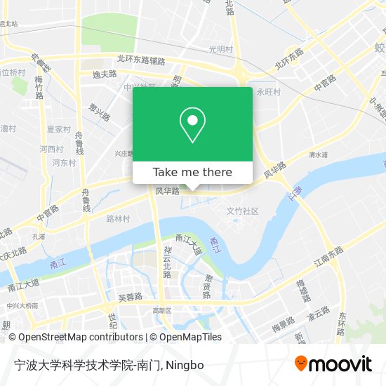 宁波大学科学技术学院-南门 map