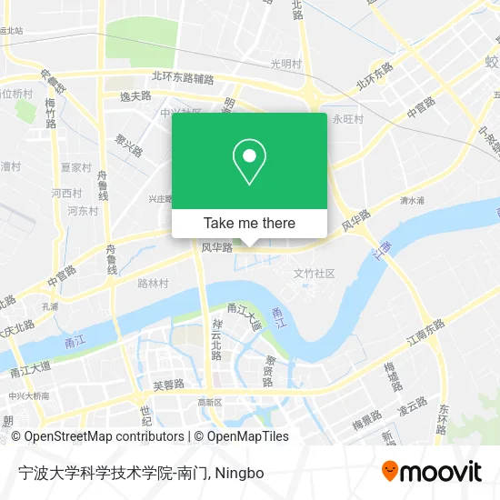 宁波大学科学技术学院-南门 map