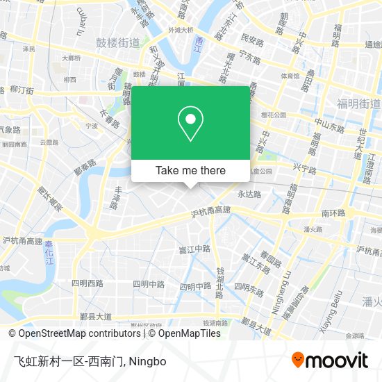 飞虹新村一区-西南门 map