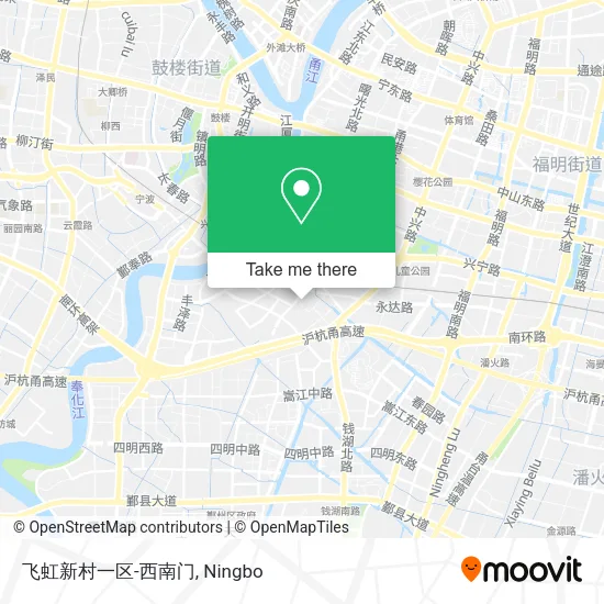 飞虹新村一区-西南门 map
