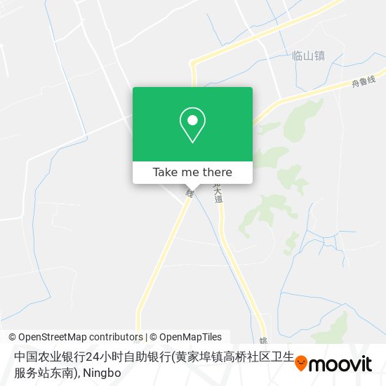 中国农业银行24小时自助银行(黄家埠镇高桥社区卫生服务站东南) map