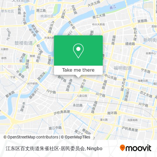 江东区百丈街道朱雀社区-居民委员会 map