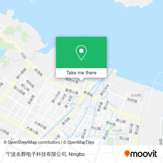 宁波名辉电子科技有限公司 map