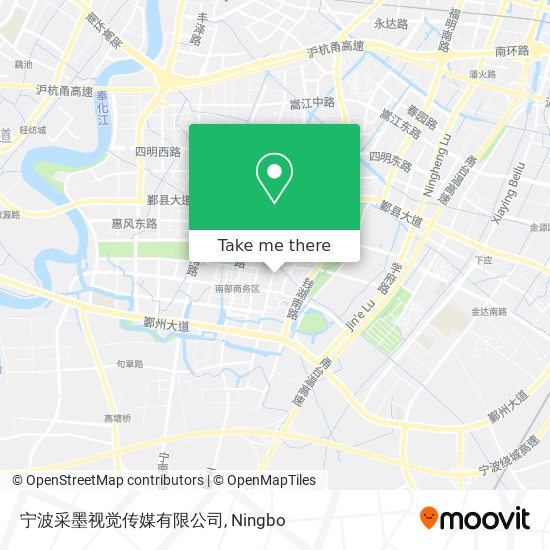 宁波采墨视觉传媒有限公司 map