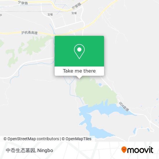中岙生态墓园 map