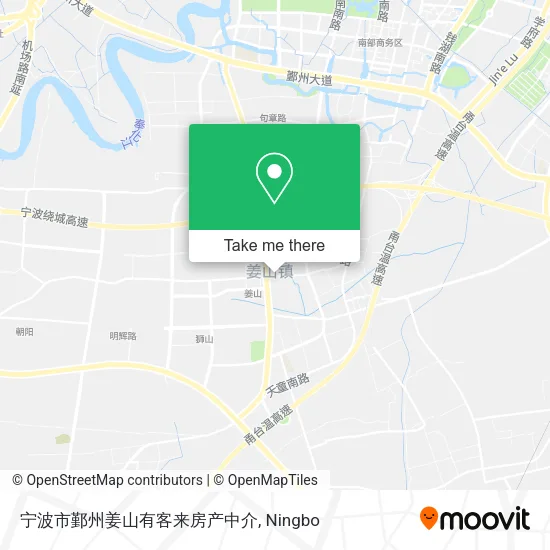 宁波市鄞州姜山有客来房产中介 map