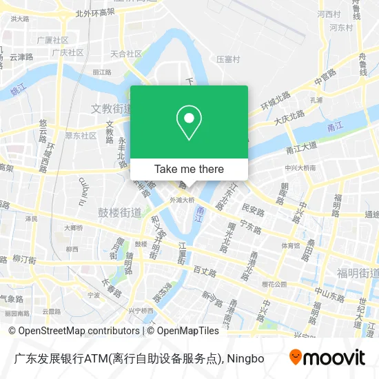 广东发展银行ATM(离行自助设备服务点) map