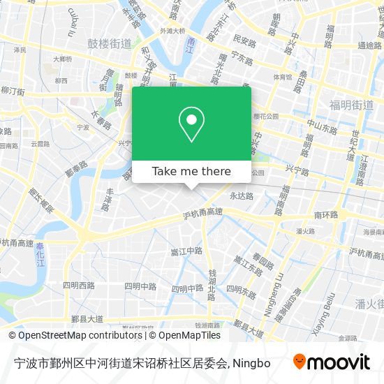 宁波市鄞州区中河街道宋诏桥社区居委会 map