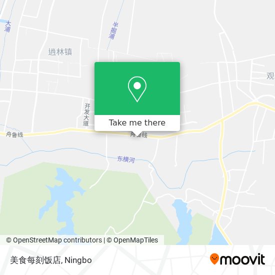 美食每刻饭店 map