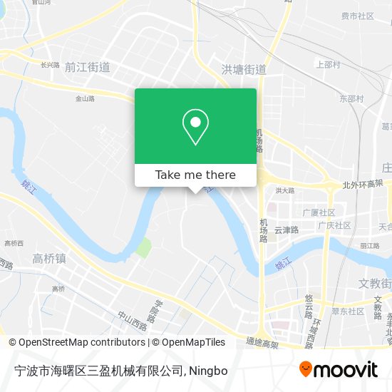 宁波市海曙区三盈机械有限公司 map