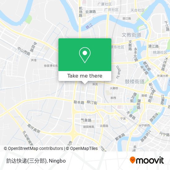 韵达快递(三分部) map