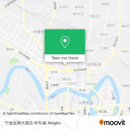 宁波远洲大酒店-停车场 map