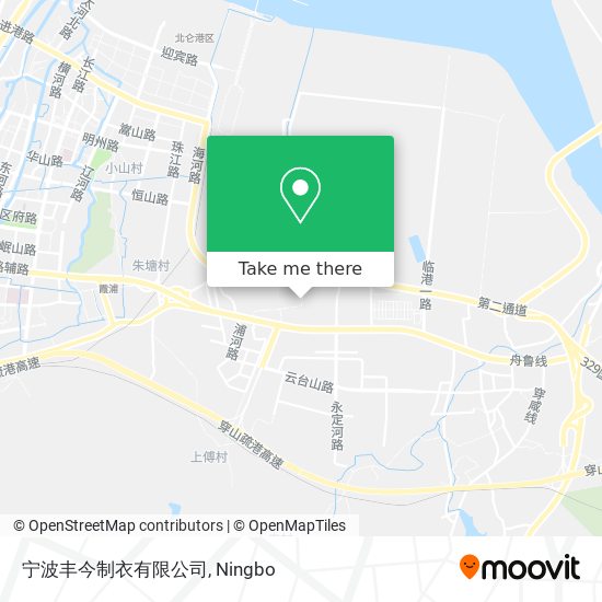 宁波丰今制衣有限公司 map