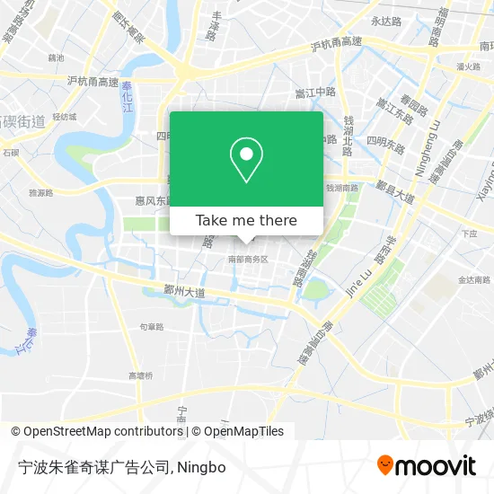 宁波朱雀奇谋广告公司 map