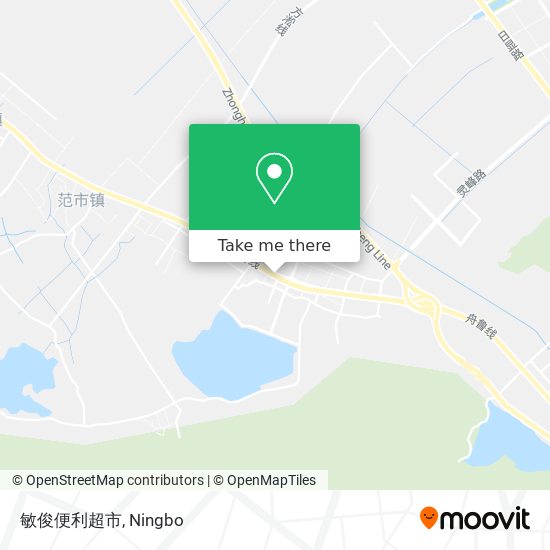 敏俊便利超市 map