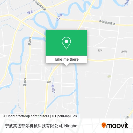 宁波英德菲尔机械科技有限公司 map