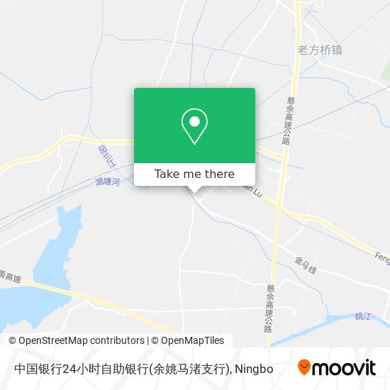 中国银行24小时自助银行(余姚马渚支行) map