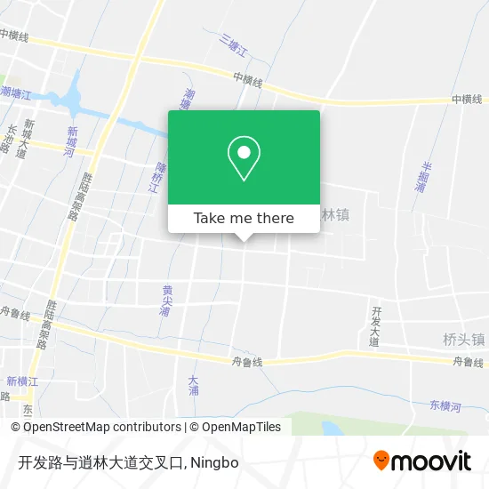 开发路与逍林大道交叉口 map
