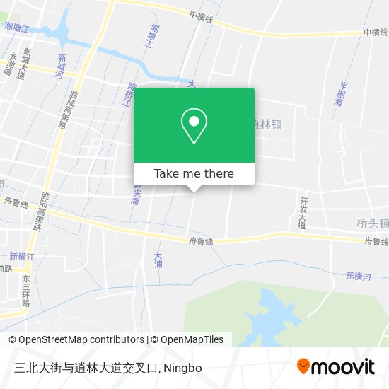 三北大街与逍林大道交叉口 map