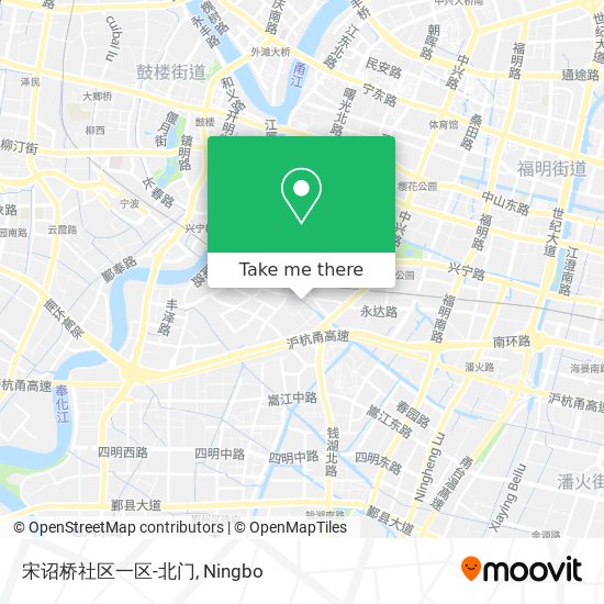 宋诏桥社区一区-北门 map