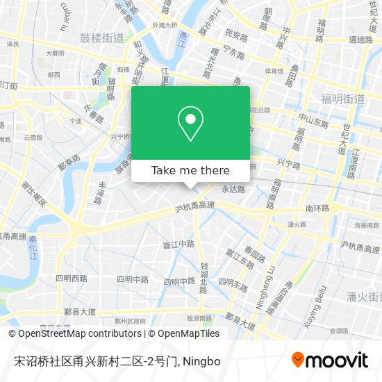 宋诏桥社区甬兴新村二区-2号门 map