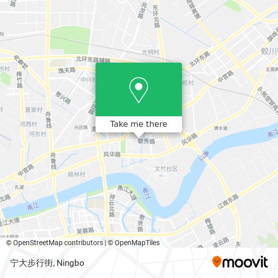宁大步行街 map