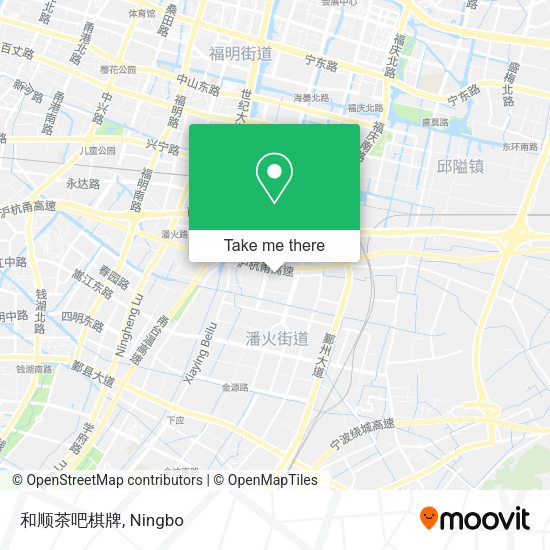 和顺茶吧棋牌 map