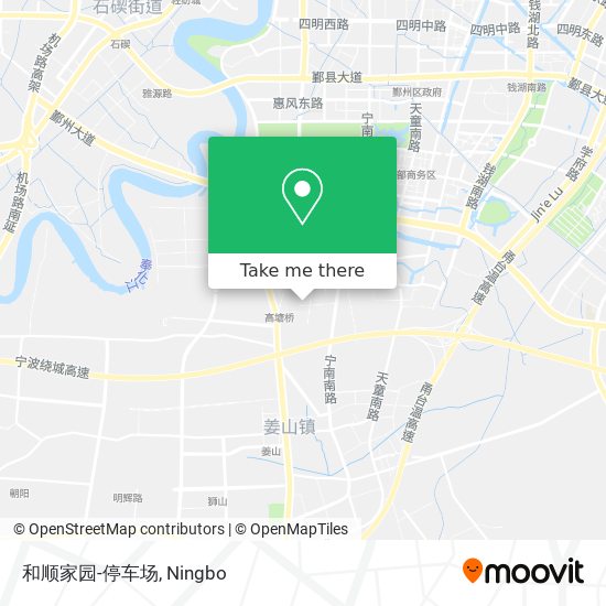 和顺家园-停车场 map