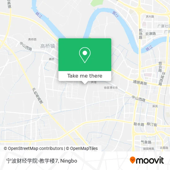 宁波财经学院-教学楼7 map