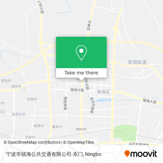 宁波市镇海公共交通有限公司-东门 map