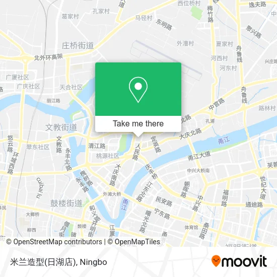 米兰造型(日湖店) map