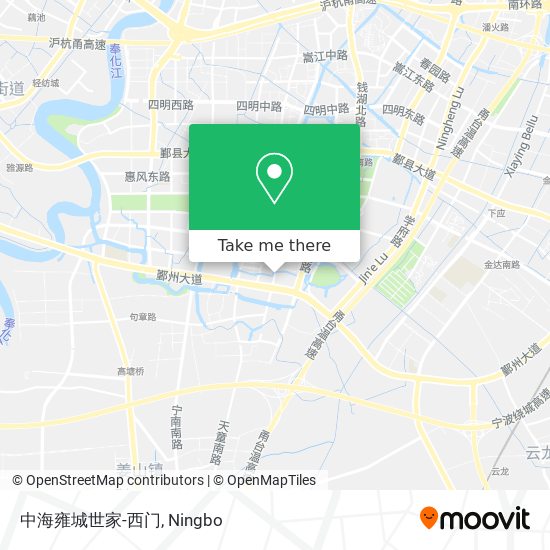 中海雍城世家-西门 map