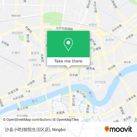 沙县小吃(纺院生活区店) map