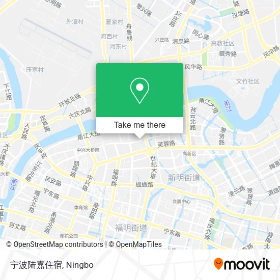 宁波陆嘉住宿 map