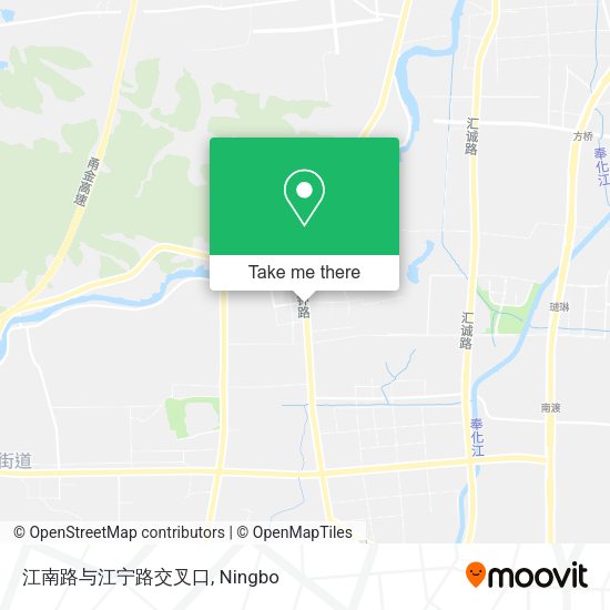 江南路与江宁路交叉口 map