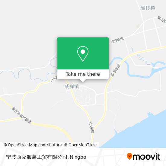 宁波西应服装工贸有限公司 map