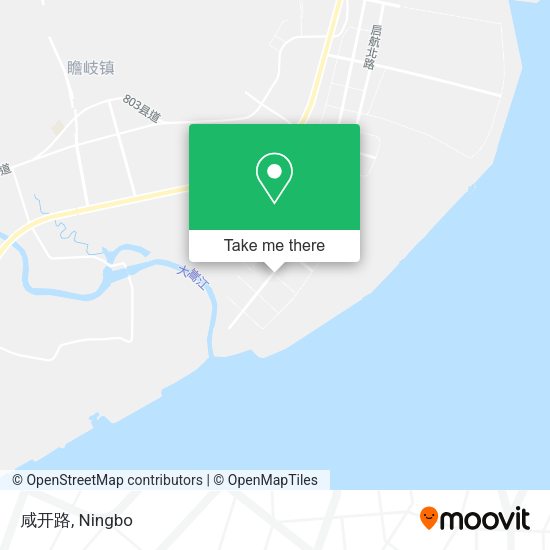 咸开路 map