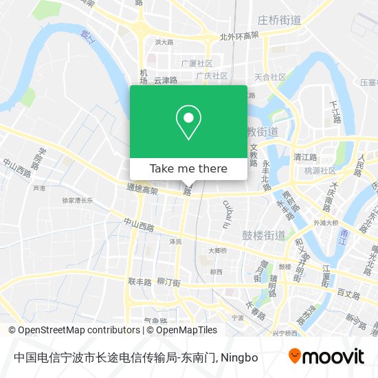 中国电信宁波市长途电信传输局-东南门 map