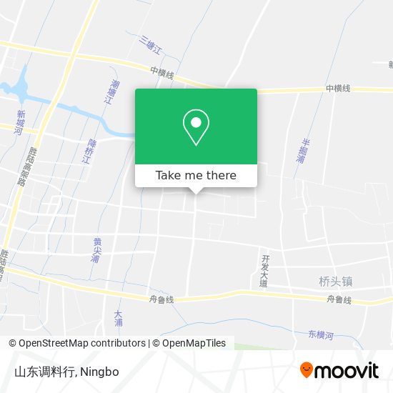 山东调料行 map