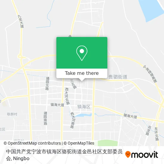 中国共产党宁波市镇海区骆驼街道金邑社区支部委员会 map