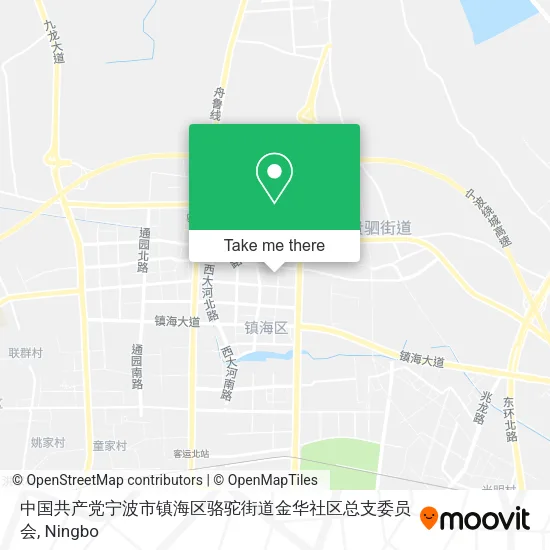 中国共产党宁波市镇海区骆驼街道金华社区总支委员会 map